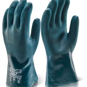 Beeswift Double Dip PVC Gauntlet 30cm Size 10 Green (Box of 10)