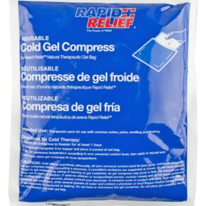 Rapid Aid Natural Therapeutic Oat Bag C / W Gel Pack (Square)
