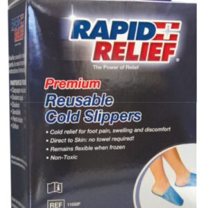 Rapid Aid Premium Reusable Cold Slippers 5”X12”