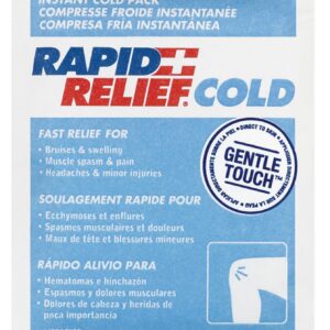 Rapid Aid Instant Cold Pack C / W Gentle Touch Technology Small 4”X 6”
