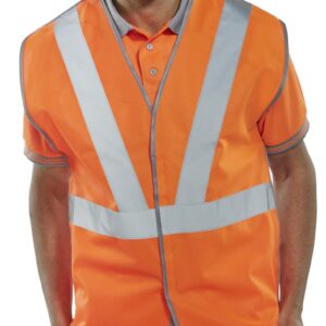 Beeswift Railspec Vest (Polyester) Orange 3XL