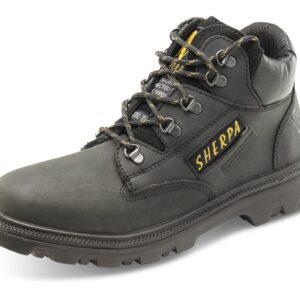 Beeswift Sherpa Dual Density Pu / Rubber Mid Cut Boot Black 11