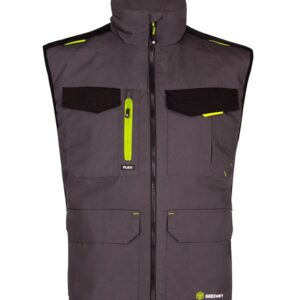Beeswift FLEX WORKWEAR GILET TWO-TONE  Grey Black 5XL