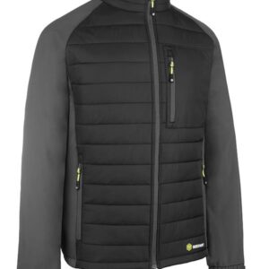 Beeswift Flex Workwear Padded Jacket Black/Grey Xxl