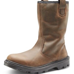 Beeswift Sherpa Dual Density Polyurethane Rubber Rigger Boot Brown 08