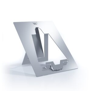 Ergo Know-Me - Ergonomic Portable Ultra-light Laptop Stand - Natural Aluminium
