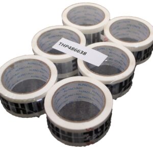 Printed BOPP Tape HANDLE WITH CARE Black/White 48mm 66m 38mu Pk 6