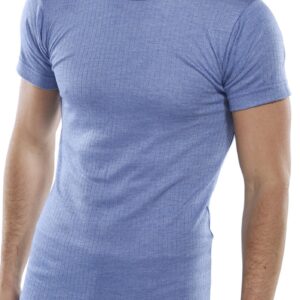 Beeswift Short Sleeve Thermal Vest Blue S