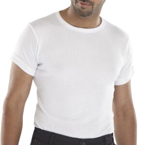 Beeswift Short Sleeve Thermal Vest White L