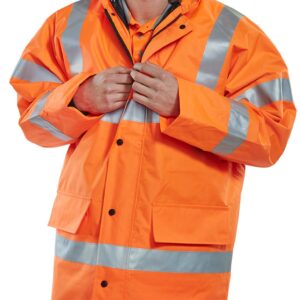Beeswift 4 In 1 Jacket and Bodywarmer Orange XL