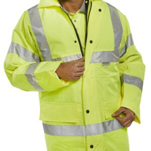 Beeswift 4 In 1 Jacket and Bodywarmer Saturn Yellow XL