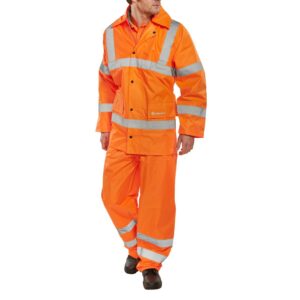 Beeswift Lightweight En471 En343 Suit Orange 2XL