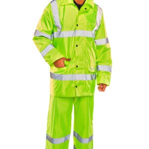 Beeswift Lightweight En471 En343 Suit Saturn Yellow L