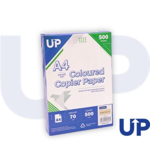 UP Coloured A4 Copier Paper 70GSM Pastel Chamois - 500 sheets - 1 Ream