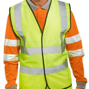 Beeswift B-Seen EN ISO 20471 Hi Vis Vest Yellowxl