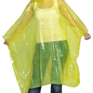 Waterproof Rain Poncho Assorted Colours (Pack of 250)
