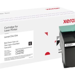 Xerox Everyday Toner For Lexmark C544X2KG C544X1KG Extra High Capacity Black Laser Toner - 006R04474