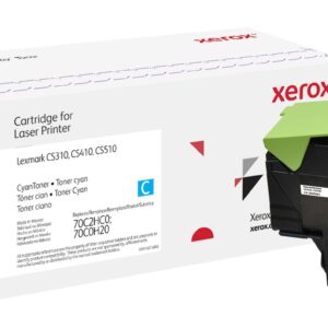 Xerox Everyday Toner For Lexmark 70C2HC0 70C0H20 High Capacity Cyan Laser Toner - 006R04483